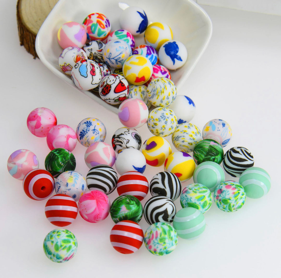 Picking -Focal Beads,Silicone Beads,DIY Key chains,Accessories